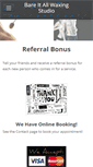 Mobile Screenshot of bareitallwaxingstudio.com